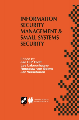 Titelbild: Information Security Management & Small Systems Security 1st edition 9780792386261
