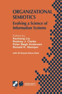 Cover image: Organizational Semiotics 1st edition 9781402071898