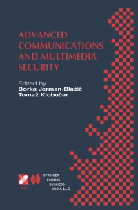 Cover image: Advanced Communications and Multimedia Security 1st edition 9780387356129