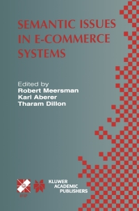 Imagen de portada: Semantic Issues in E-Commerce Systems 1st edition 9781402073519