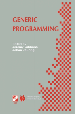 Immagine di copertina: Generic Programming 1st edition 9781402073748
