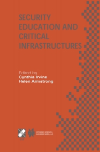 Cover image: Security Education and Critical Infrastructures 1st edition 9781402074783