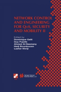 Imagen de portada: Network Control and Engineering for QoS, Security and Mobility II 1st edition 9781402076169