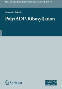 Cover image: Poly(ADP-Ribosyl)ation 9780387333717