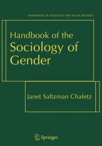 Cover image: Handbook of the Sociology of Gender 1st edition 9780387324609