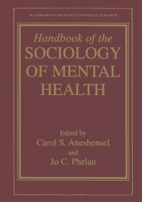 Cover image: Handbook of the Sociology of Mental Health 1st edition 9780387325163