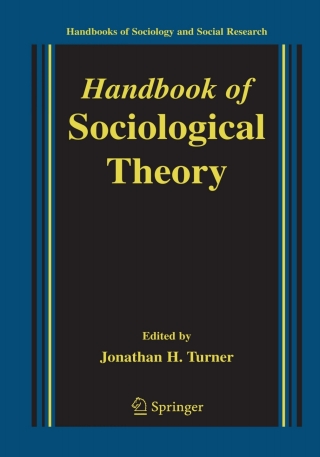 Imagen de portada: Handbook of Sociological Theory 1st edition 9780387324586