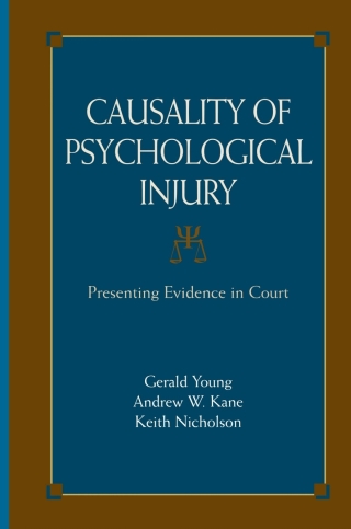 Cover image: Causality of Psychological Injury 9780387364353