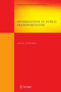 Cover image: Optimization in Public Transportation 9781441941060