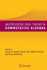 Imagen de portada: Multiplicative Ideal Theory in Commutative Algebra 1st edition 9780387246000