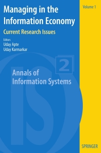 Imagen de portada: Managing in the Information Economy 1st edition 9780387342146