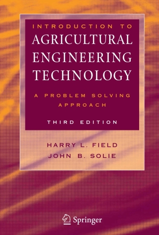 Cover image: Introduction to Agricultural Engineering Technology 3rd edition 9780387369136