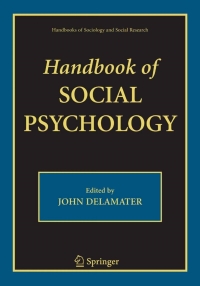 表紙画像: Handbook of Social Psychology 1st edition 9780387325156