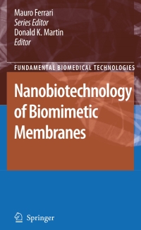 Imagen de portada: Nanobiotechnology of Biomimetic Membranes 1st edition 9780387377384