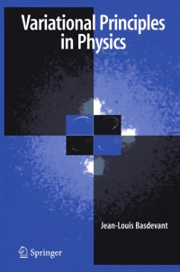 Cover image: Variational Principles in Physics 9780387377476