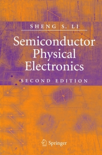 Cover image: Semiconductor Physical Electronics 2nd edition 9780387288932