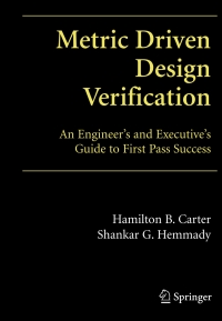 Titelbild: Metric Driven Design Verification 9780387381510