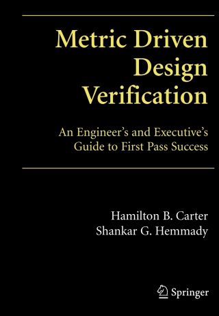 Titelbild: Metric Driven Design Verification 9780387381510