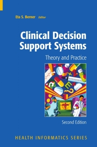 Cover image: Clinical Decision Support Systems 2nd edition 9780387339146