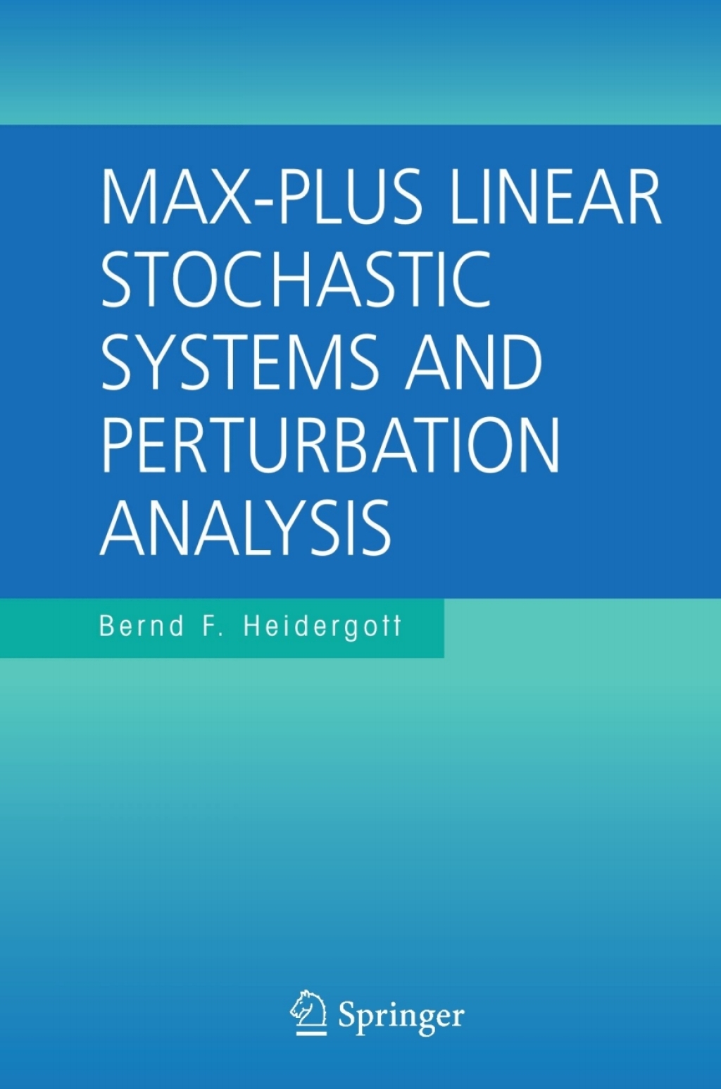 Max-Plus Linear Stochastic Systems and Perturbation Analysis