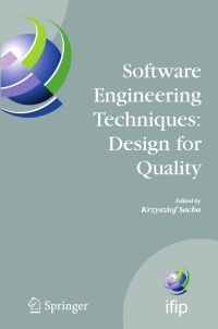 表紙画像: Software Engineering Techniques: Design for Quality 1st edition 9780387393872