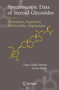Cover image: Spectroscopic Data of Steroid Glycosides 1st edition 9780387311593