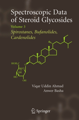 Cover image: Spectroscopic Data of Steroid Glycosides: Spirostanes, Bufanolides, Cardenolides 1st edition 9780387311616