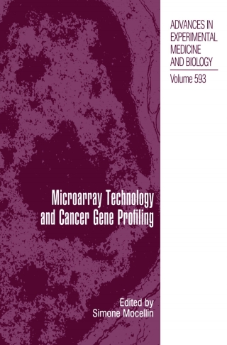 Cover image: Microarray Technology and Cancer Gene Profiling 1st edition 9780387399775