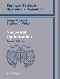 Cover image: Numerical Optimization 2nd edition 9780387303031