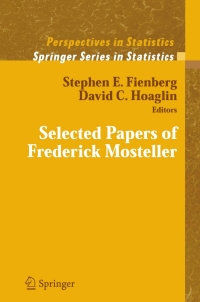 Cover image: Selected Papers of Frederick Mosteller 1st edition 9780387202716