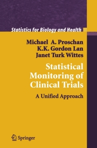 表紙画像: Statistical Monitoring of Clinical Trials 9780387300597