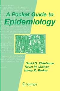 Cover image: A Pocket Guide to Epidemiology 9780387459646
