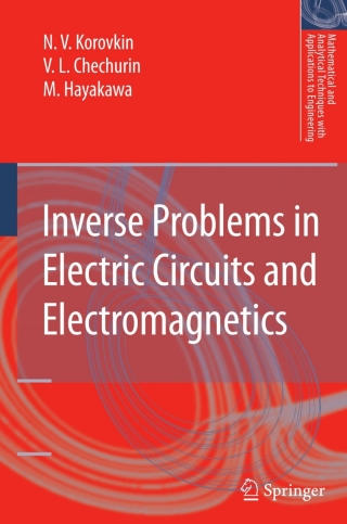 Cover image: Inverse Problems in Electric Circuits and Electromagnetics 9780387335247