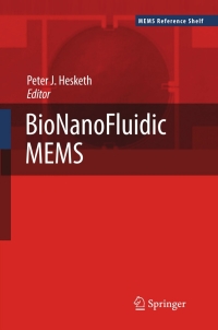 Cover image: BioNanoFluidic MEMS 1st edition 9780387462813