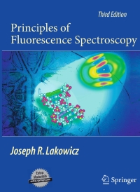 Cover image: Principles of Fluorescence Spectroscopy 3rd edition 9780387312781
