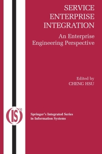 Cover image: Service Enterprise Integration 1st edition 9780387463612