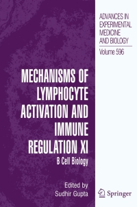 Cover image: Mechanisms of Lymphocyte Activation and Immune Regulation XI 1st edition 9780387465272