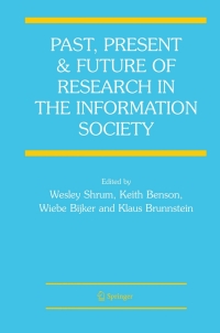 Immagine di copertina: Past, Present and Future of Research in the Information Society 1st edition 9780387327228