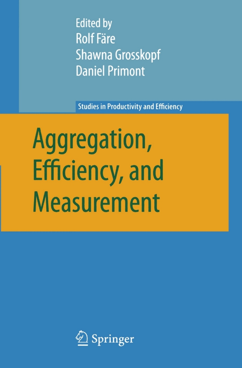 Aggregation, Efficiency, and Measurement 1st Edition
