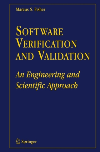 表紙画像: Software Verification and Validation 9780387327259