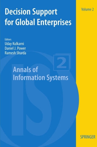 Cover image: Decision Support for Global Enterprises 1st edition 9780387481364