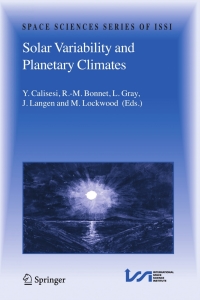 Cover image: Solar Variability and Planetary Climates 1st edition 9780387483399