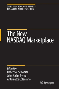 Cover image: The New NASDAQ Marketplace 1st edition 9780387486000