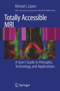 Cover image: Totally Accessible MRI 9780387488950