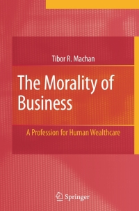 Cover image: The Morality of Business 9780387489063