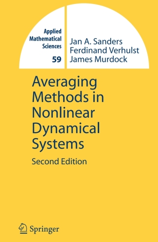 Imagen de portada: Averaging Methods in Nonlinear Dynamical Systems 2nd edition 9780387489162