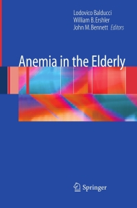 Cover image: Anemia in the Elderly 1st edition 9780387495057