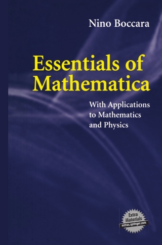 Imagen de portada: Essentials of Mathematica 9780387495132