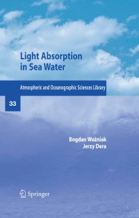 Cover image: Light Absorption in Sea Water 9780387307534