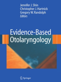 Imagen de portada: Evidence-Based Otolaryngology 1st edition 9780387244471